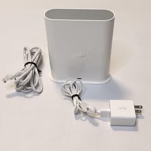 Arlo VMB4540 SmartHub Base Station WiFi Security Camera Hub White Alexa Google